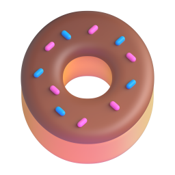 رمز دونات وردية في Sugar Kingdom